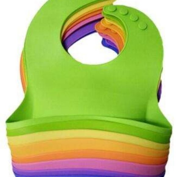 Baby Feeding Bibs & Muslin Teething Cloths Pack - Picture 8 of 14